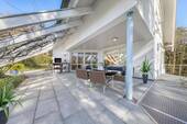SW-Terrasse virtuell möbliert - 5 Zimmer Einfamilienhaus zum Kaufen in Grafenau
