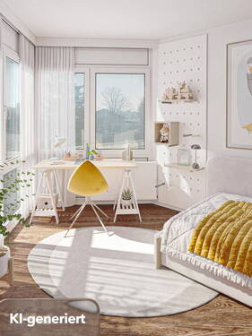 Erkerzimmer KI-generiert - 