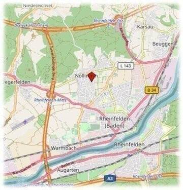 Ortsplan Rheinfelden-Nollingen - 