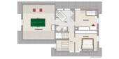 Grundriss Wohnung 02 - Dachgeschoss - 