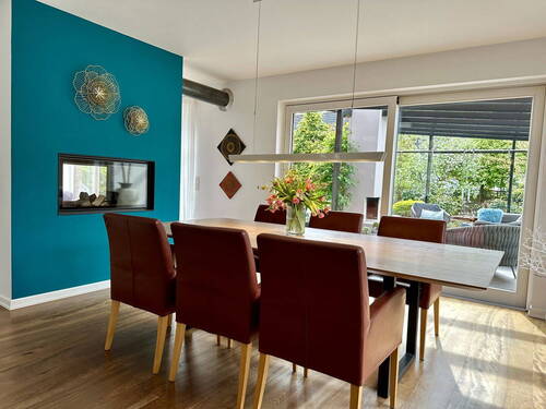 Eßzimmer mit Kamin - 