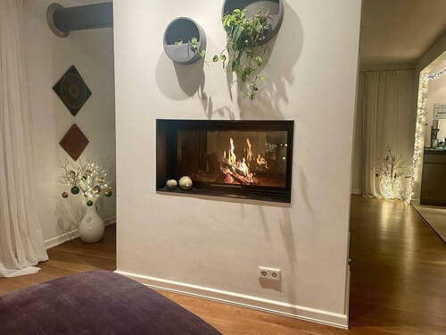 Kamin vom Wohnzimmer - 