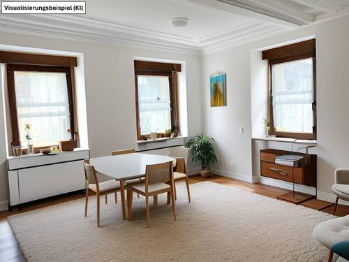 OG Wohnen als Einrichtungsbeispiel (von KI erstellt) - 5 Zimmer Einfamilienhaus in Marktredwitz