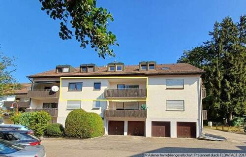 Idyllische Lage - Geräumige 2-Zimmer-Wohnung mit Loggia in Aalen-Unterkochen