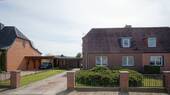 Hausansicht von der Straße - 3 Zimmer Doppelhaushälfte in Wismar