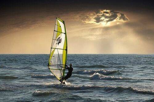 Windsurfen vor Kühlungsborn - 