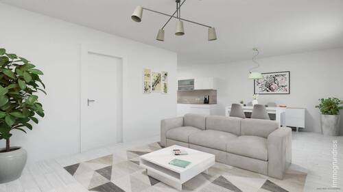 Wohnzimmer EG - Großes modern saniertes Ein-Zweifamilienhaus mit Garten in Waldlage vor Saarbrücken Neuhaus