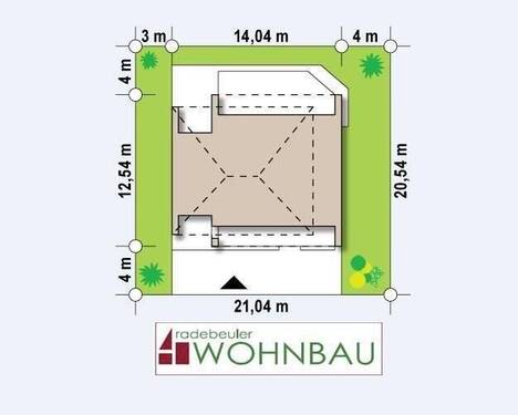 Draufsicht - 5 Zimmer Einfamilienhaus in Radebeul