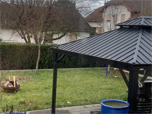 Garten hinten - 6 Zimmer Einfamilienhaus zum Kaufen in Bad Camberg