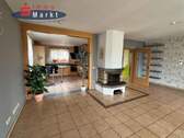 großes Wohn/- Esszimmer mit offener Küche - 4 Zimmer Einfamilienhaus in Lübbecke