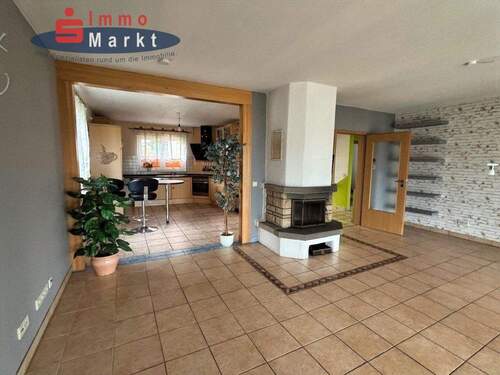 großes Wohn/- Esszimmer mit offener Küche - 4 Zimmer Einfamilienhaus in Lübbecke
