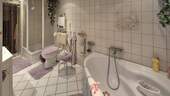 EG-Bad mit Wanne und Dusche - 