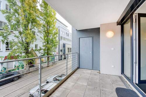 Balkon mit AR n. Süden - Etagenwohnung mit 105,00 m² in Stuttgart zur Miete