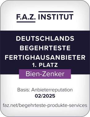 Begehrtester Fertighausanbieter - 