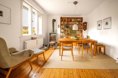 Wohnzimmer - 6 Zimmer Einfamilienhaus in Stahnsdorf