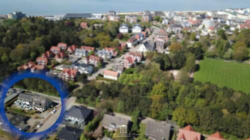 Drohnenfoto - Strandnahe 2-Zi. Eigentumswohnung in Duhnen