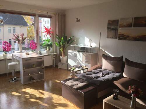 Wohnzimmer - Etagenwohnung mit 53,00 m&sup2; in Bad Harzburg zum Kaufen