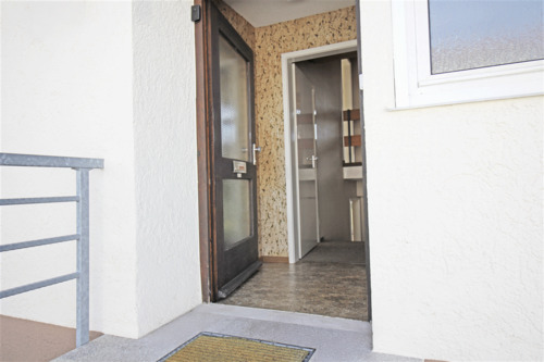 Hauseingang mit Windfang - 