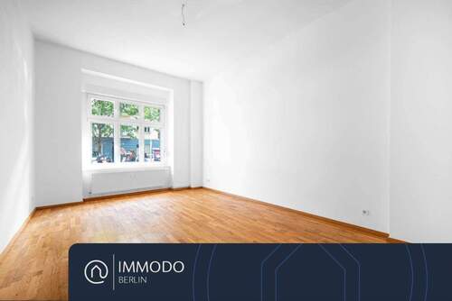 Wohnzimmer - ?? Wohnen am Helmholtzplatz - barrierefreie 3 Zimmer Wohnung mit hohen Decken
