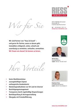 Wir für Sie - Etagenwohnung mit 86,50 m&sup2; in Bayerisch Gmain zum Kaufen