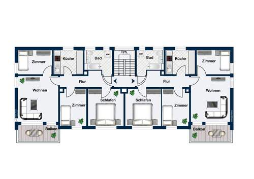 EG/1. OG,/2. OG - 3 Zimmer Mehrfamilienhaus, Wohnhaus in Deggendorf