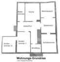 Wohnungs-Grundriss - 