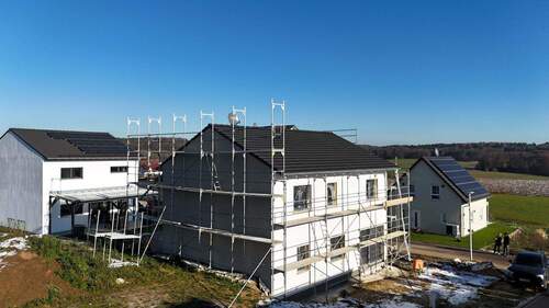 Hausansicht Süd-West - Doppelhaushälfte mit 138,00 m&sup2; in Brunn zum Kaufen