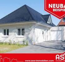 Musterhaus! Ebenerdiger Neubau Bungalow mit massiver Garage in zentraler Lage Nahe dem Haselünner See!