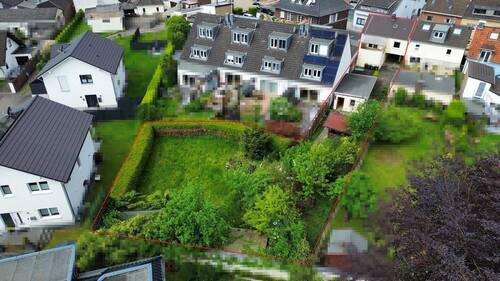Ansicht Gartenseite - Grundstück zum Kaufen in Pulheim / Brauweiler