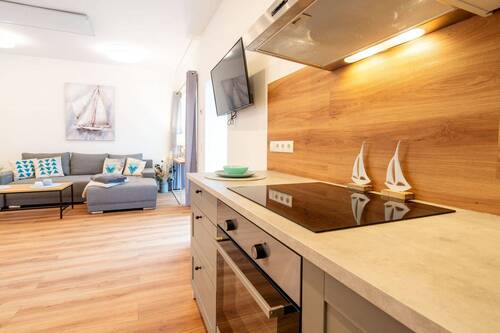 Die offene Küche – Wohnung unten - 