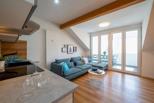 Das gemütliche Wohnzimmer – Wohnung oben - 