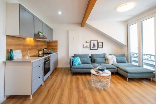 Die offene Küche – Wohnung oben - 