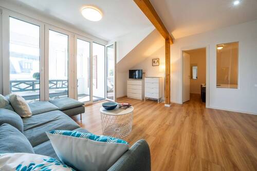 Das gemütliche Wohnzimmer – Wohnung oben - 