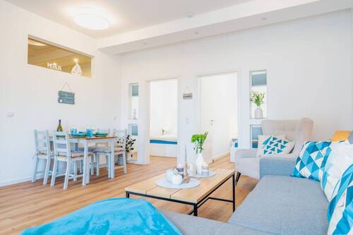 Der offene Wohn- und Essbereich – Wohnung unten - 