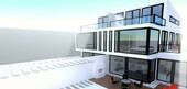Seitenansicht - NEUBAU nach IHREM WUNSCH: Designer Haus - Architekten Haus - Black White House