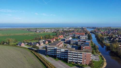 Drohne 1 - Toller Weitblick mit großem Balkon - Eigentumswohnung an der Nordsee