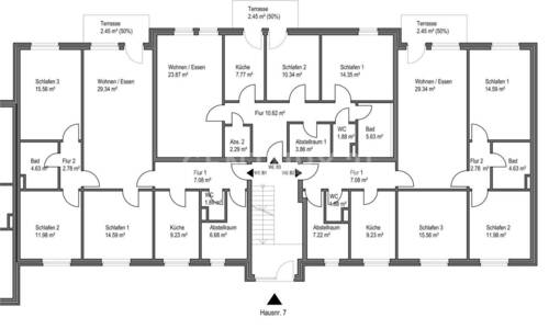 Erdgeschoss Haus Nr 7 (beipielhaft) - 