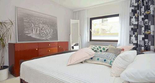 Schlafzimmer - Etagenwohnung mit 63,30 m&sup2; in Wiesbaden-Auringen zur Miete