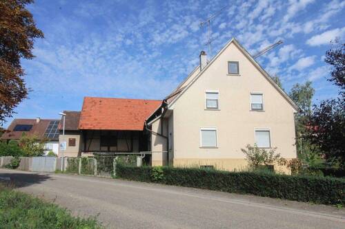 Haus3 - Wohnen im Grünen - EFH inkl. Schuppen mit eigenem Garten in Güglingen