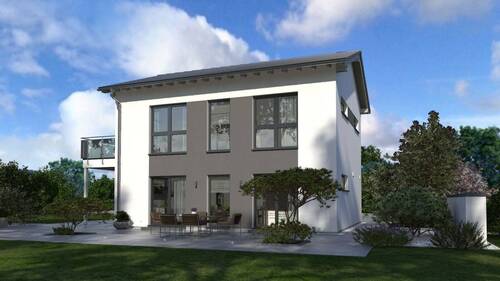 Ansicht Garten - 4 Zimmer Doppelhaushälfte zum Kaufen in Usingen
