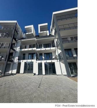 Aussenansicht komplett - 10416 - Neubau Erstbezug Ladenlokal zum Mieten in Obertshausen