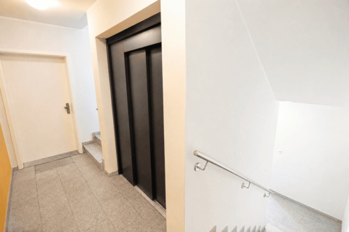 Hausflur mit Fahrstuhl - 3 Zimmer Etagenwohnung zum Kaufen in Chemnitz