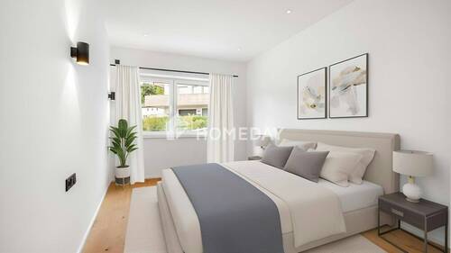 Schlafzimmer 1-Musterfoto (virtuelle Inszenierung) - 