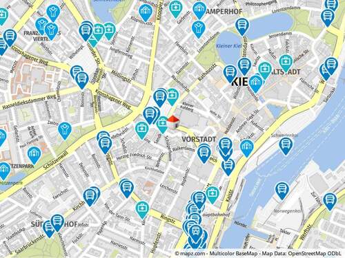 Lage - Etagenwohnung mit 59,60 m&sup2; in Kiel zur Miete