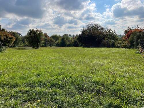 Grundstück am Ortsrand in Richtung Süden - Doppelhaushälfte auf Traumgrundstück mit Blick ins Grüne - Neubau am Ortsrand