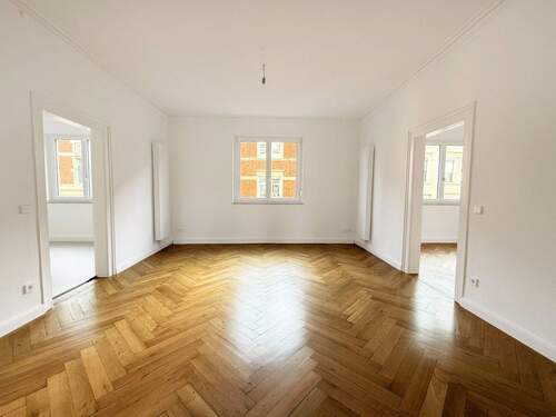 Wohnzimmer - Etagenwohnung mit 140,00 m&sup2; in Stuttgart zur Miete