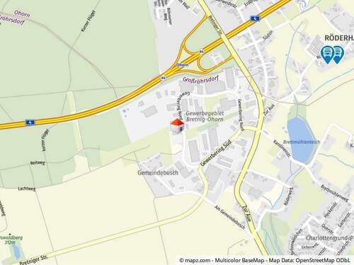 Geolyzer Kartenausschnitt - 