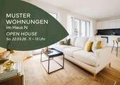 OPEN HOUSE - Bezugsfrei: 2-Zimmer-Wohnung mit 18 m² Südloggia