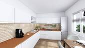 Blick zum Küchenbereich - Etagenwohnung mit 72,10 m&sup2; in Siegenburg zur Miete