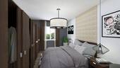 Blick ins Schlafzimmer - 
